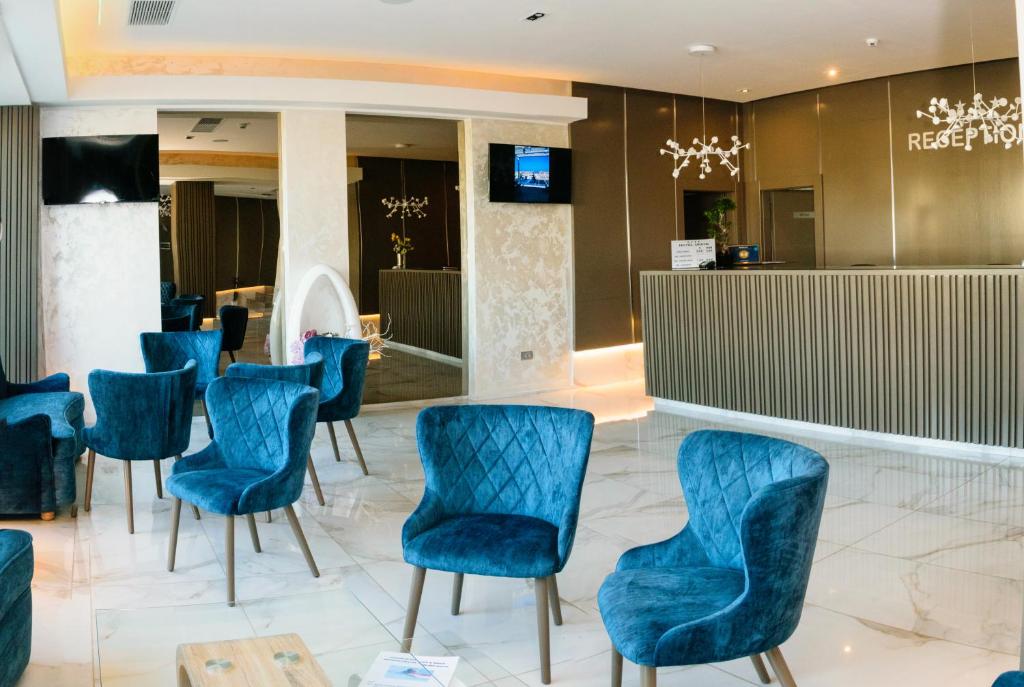 TV a/nebo společenská místnost v ubytování Hotel Union