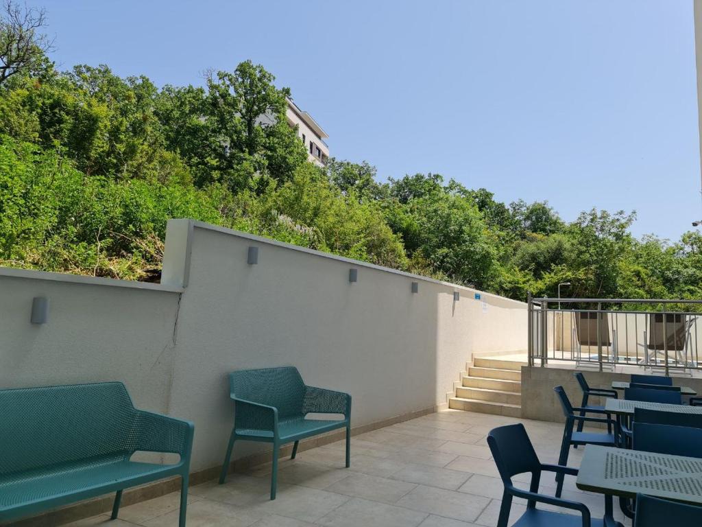 Balkón nebo terasa v ubytování Garni Hotel Larimar