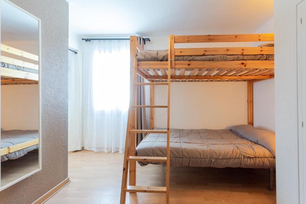 Postel nebo postele na pokoji v ubytování Tec/Tea Pedrous