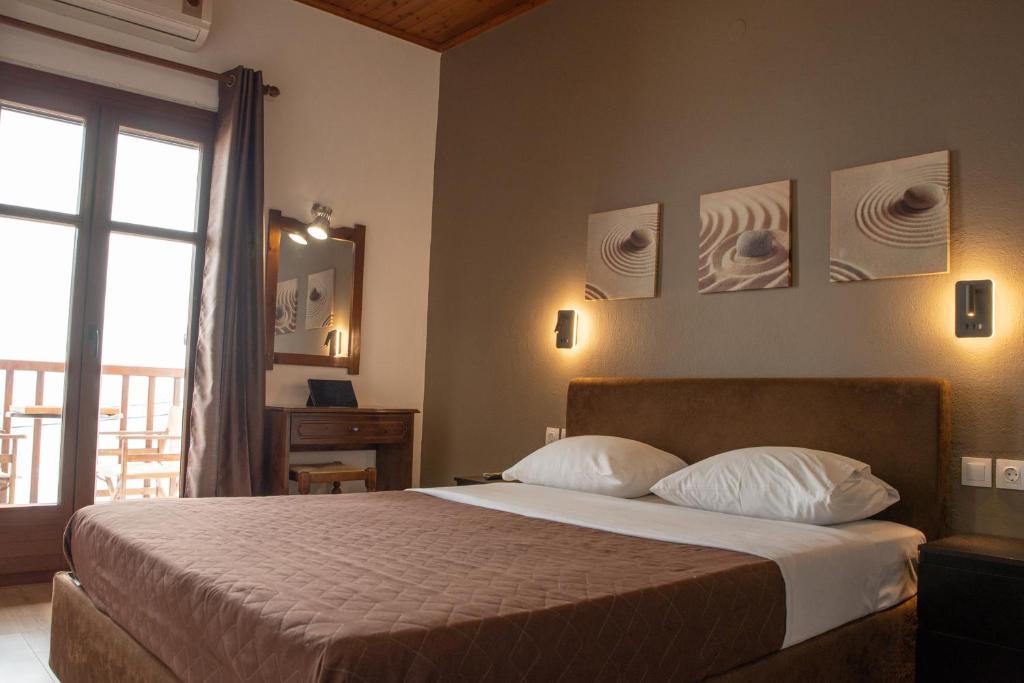 Hotel Cleopatraにあるベッド