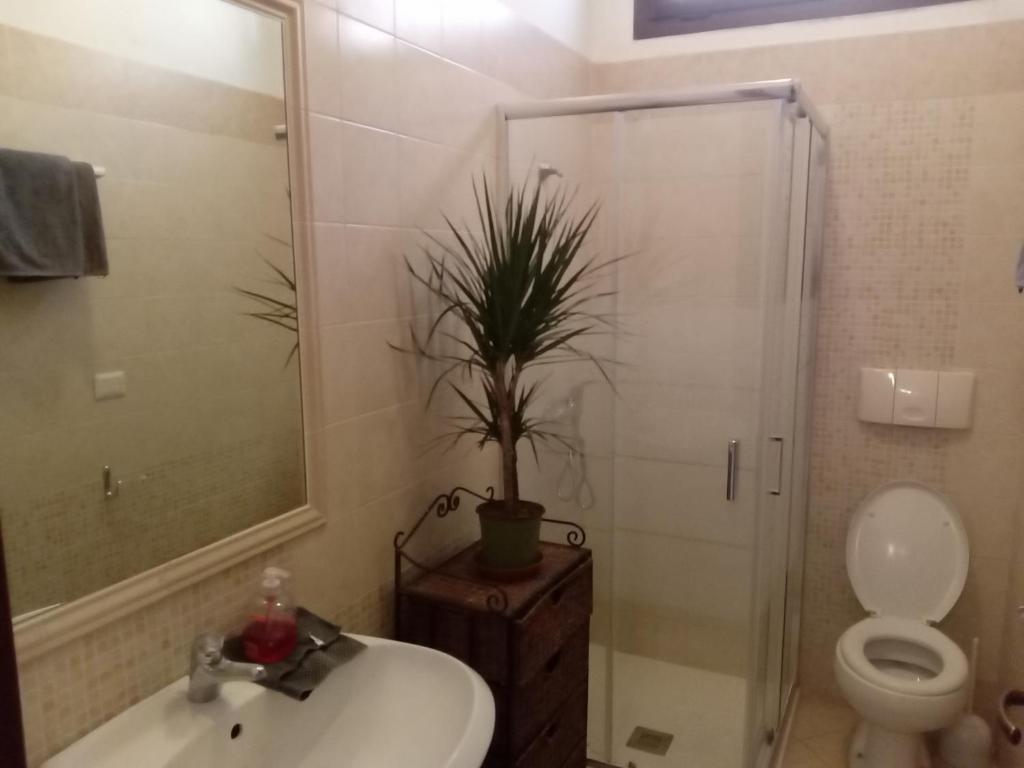 Bilik mandi di B&B "Sara"