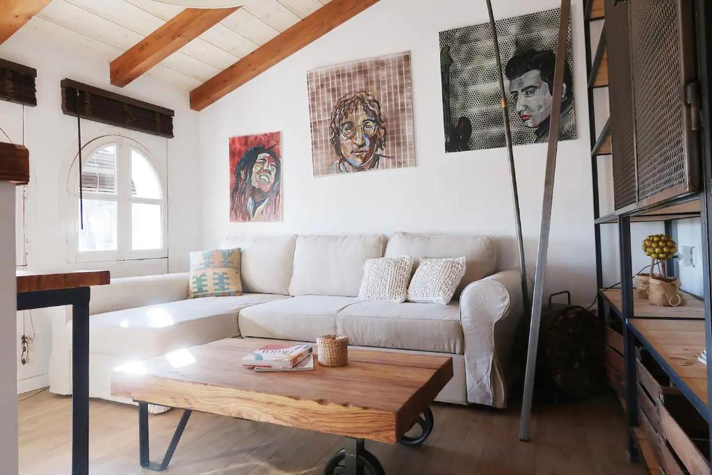 Posezení v ubytování Qué bueno que viniste Plasencia Edificio Singular