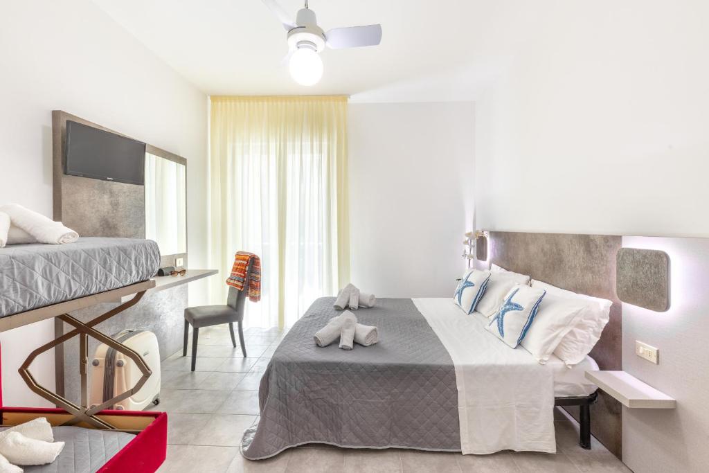 Postel nebo postele na pokoji v ubytování Hotel Condor-New 2024-Con Piscina