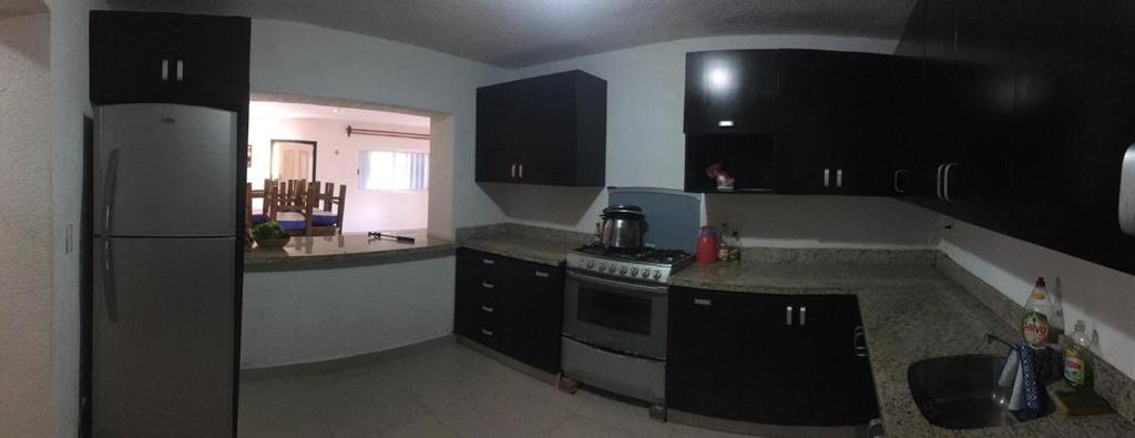 Kuchyň nebo kuchyňský kout v ubytování Casa Hacienda San Gabriel