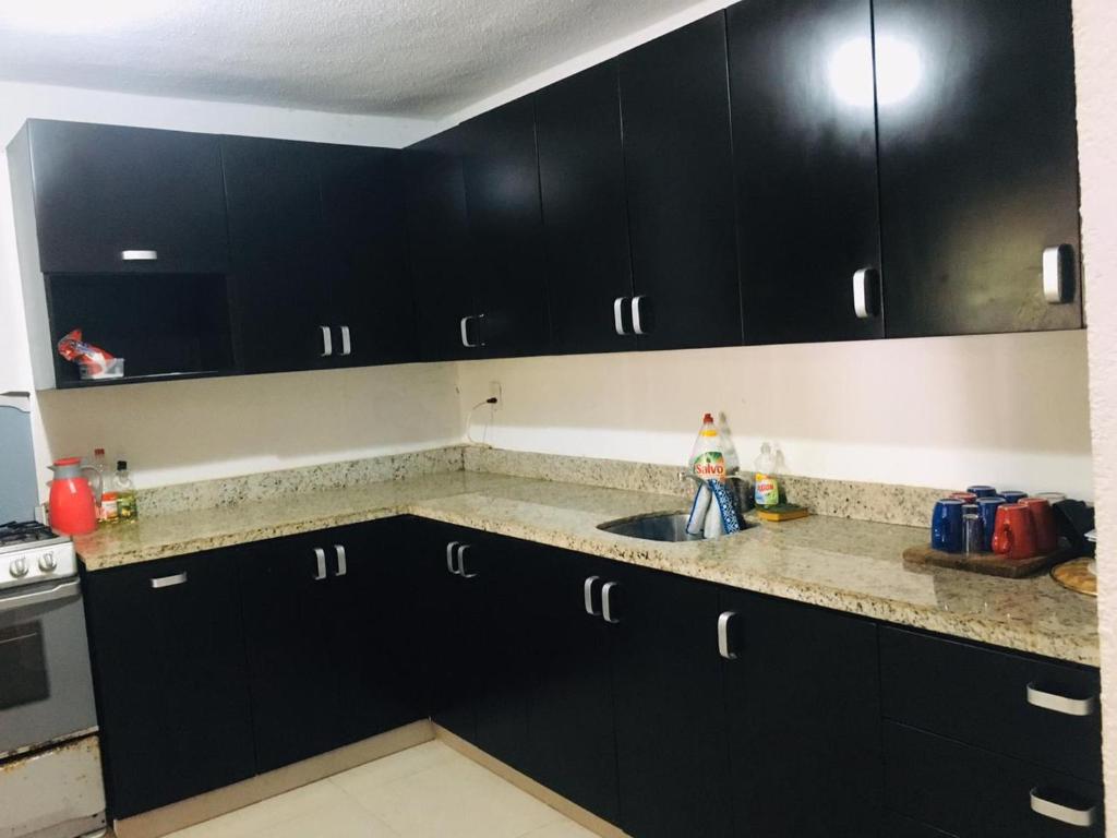 Kuchyň nebo kuchyňský kout v ubytování Casa Hacienda San Gabriel