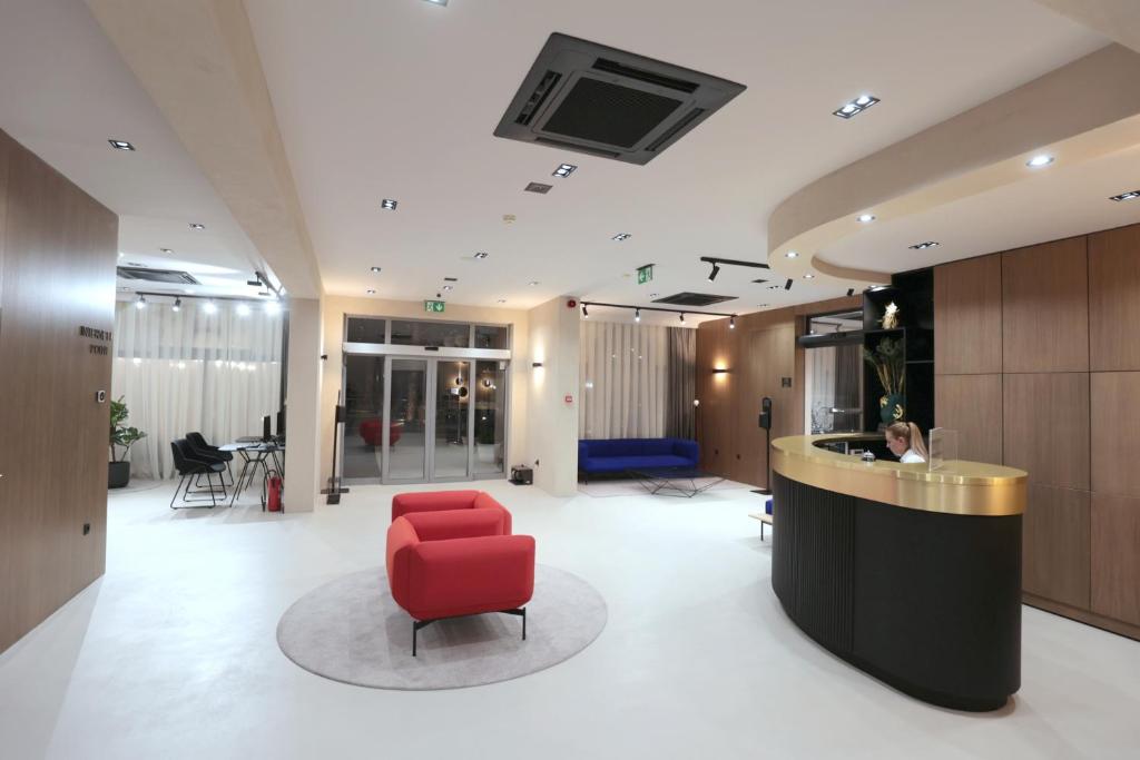 Posezení v ubytování Hotel Milenij