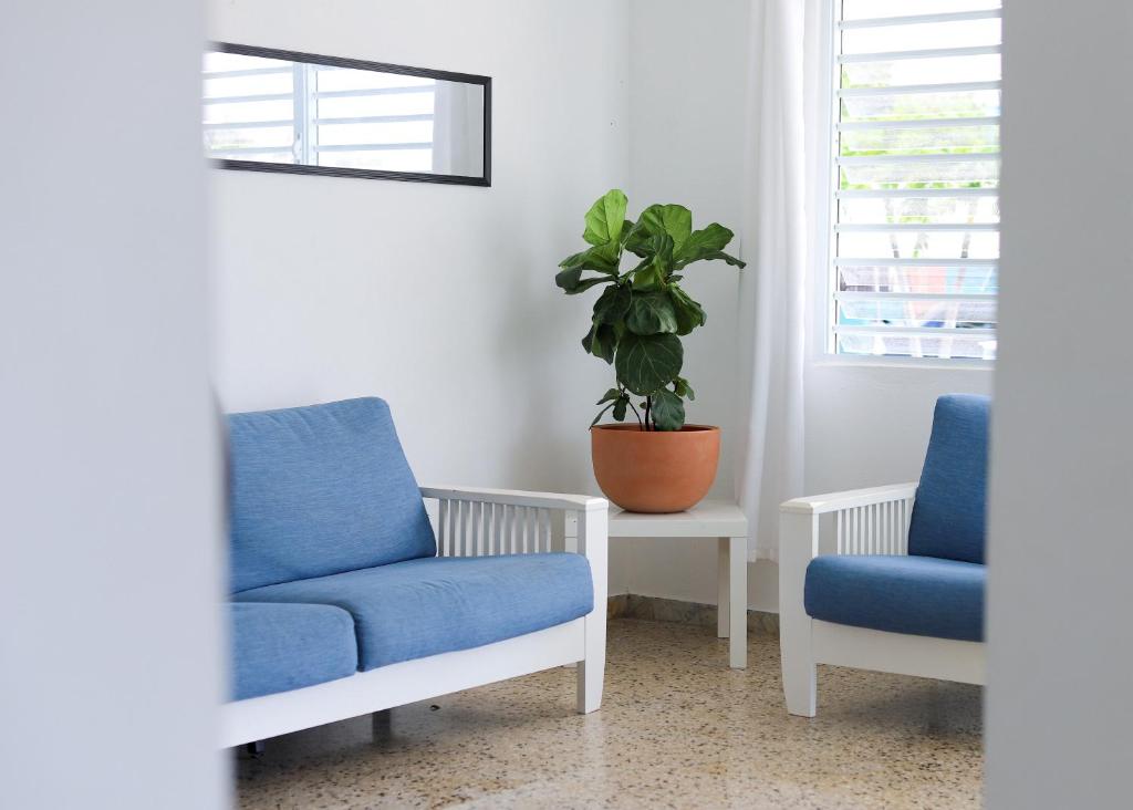 Posezení v ubytování Marina House