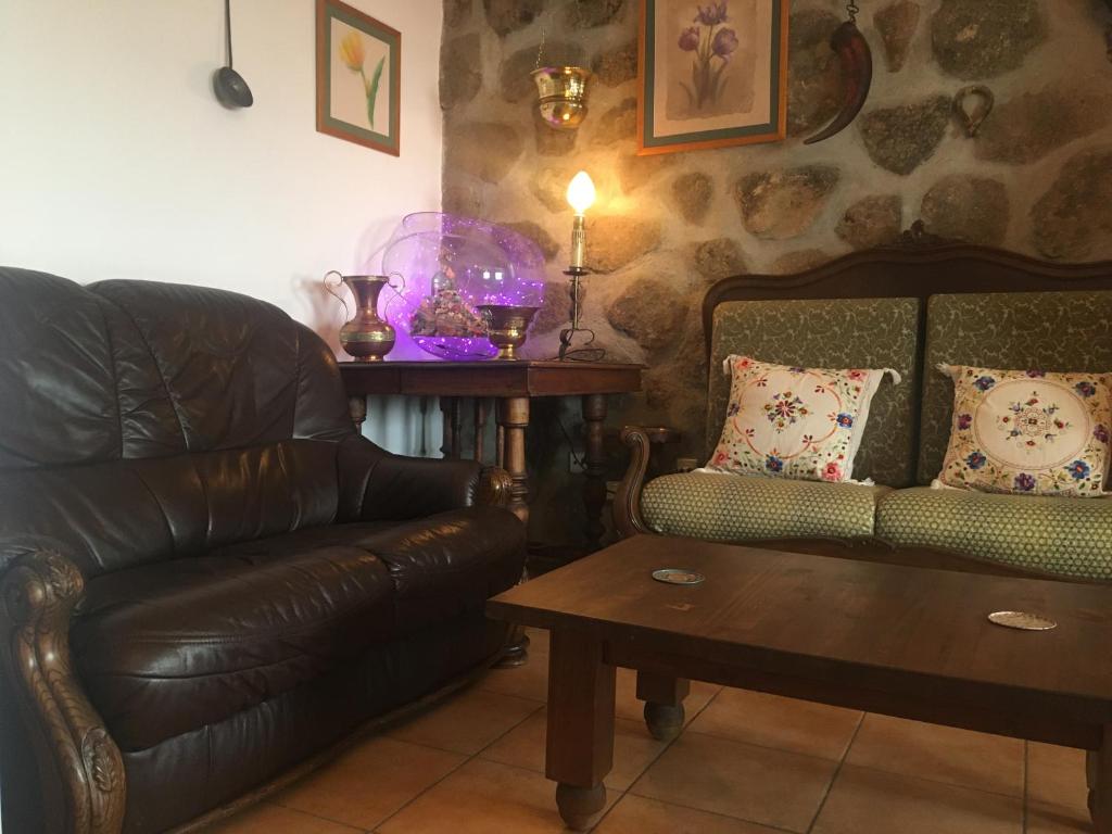 A seating area at Casa Palacio Carvajal