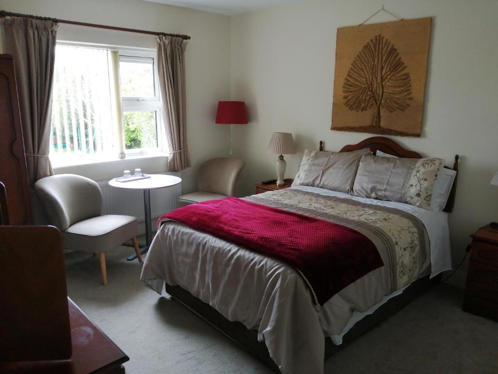 Postel nebo postele na pokoji v ubytování Cúl Draíochta B&B V23D540