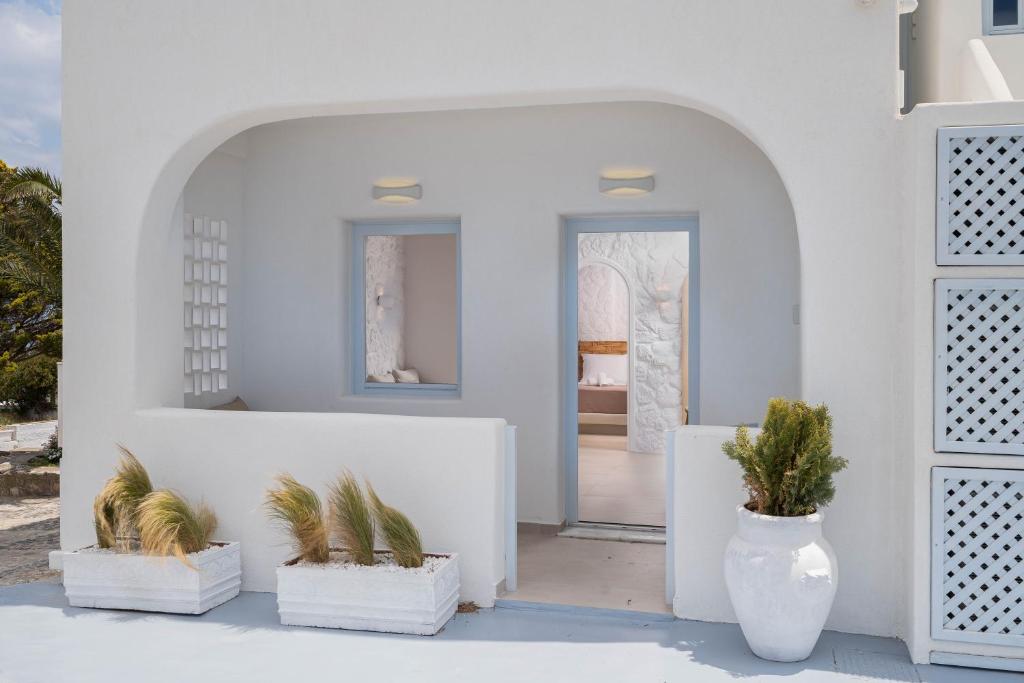 Balkon lub taras w obiekcie Airth Santorini Suites