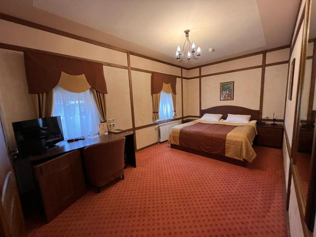 Postel nebo postele na pokoji v ubytování Hotel Complex Bahus