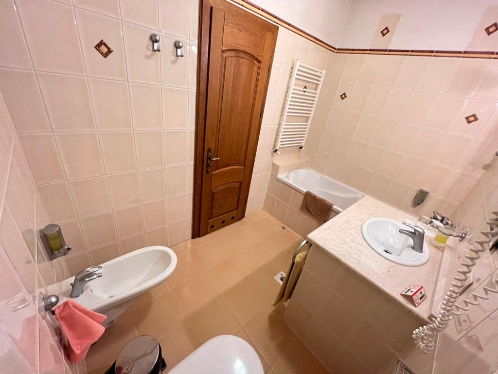 Koupelna v ubytování Hotel Complex Bahus