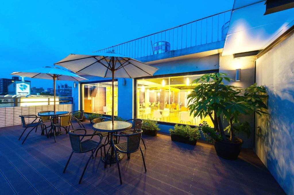 Balkón nebo terasa v ubytování Hotel Purity