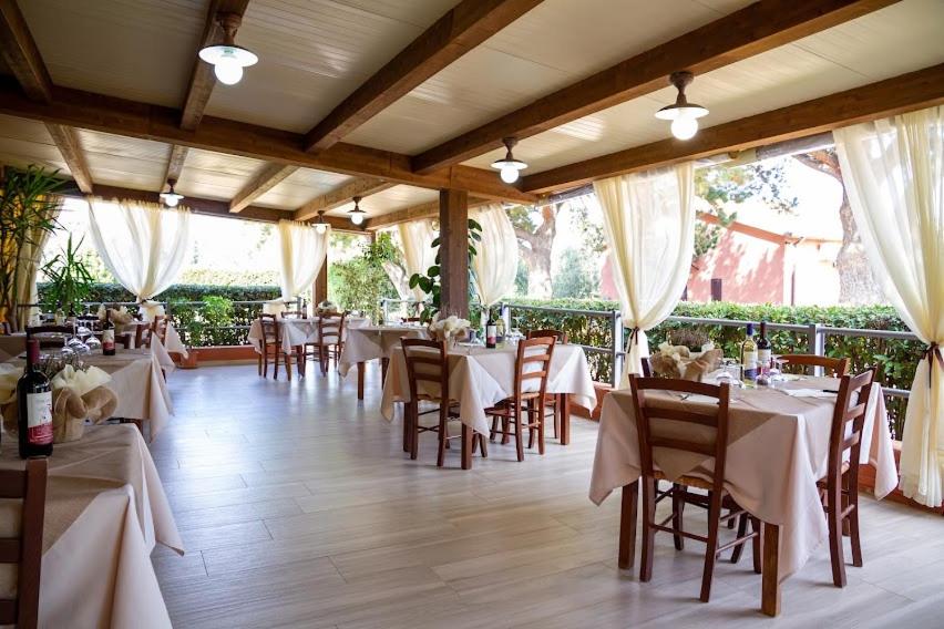 Restaurace v ubytování Agriturismo Fusini