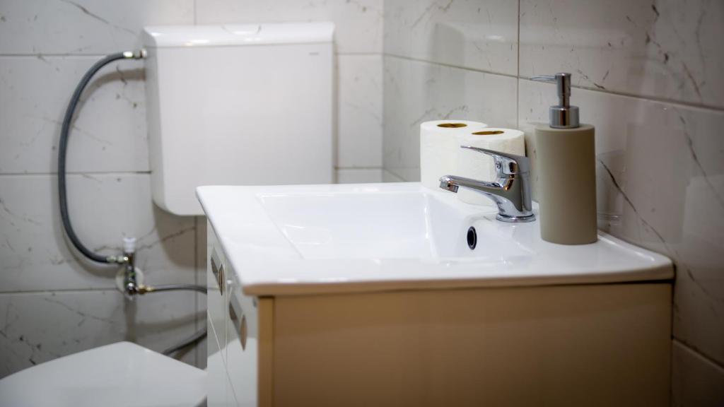 Koupelna v ubytování S&M Apartmani