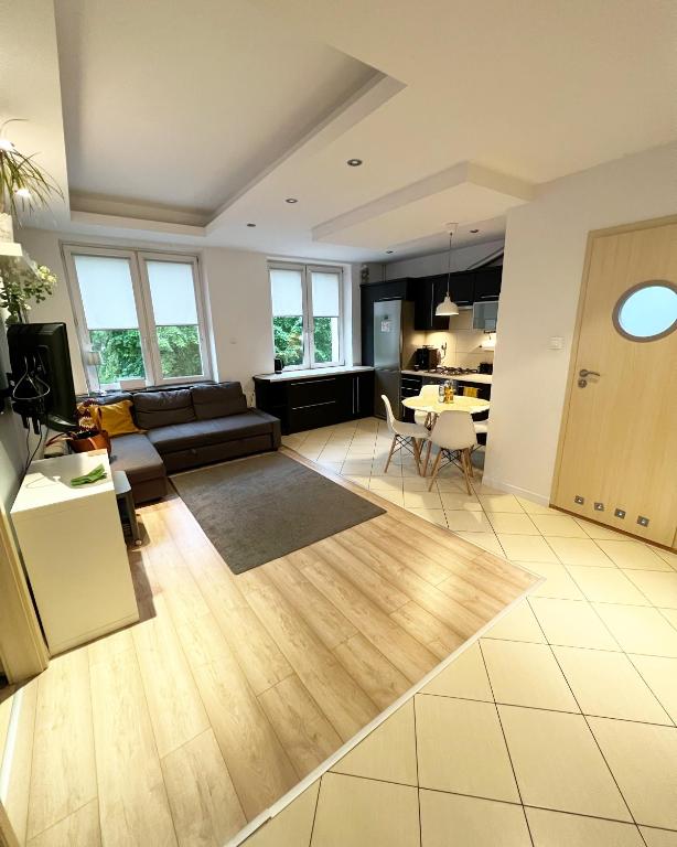 Posedenie v ubytovaní Warszawska 1 Apartament Giżycko