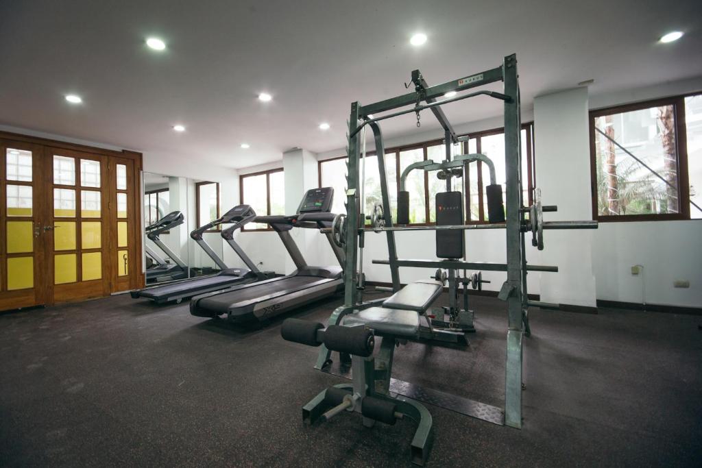 Fitness centrum a/nebo fitness zařízení v ubytování Hotel Balandra