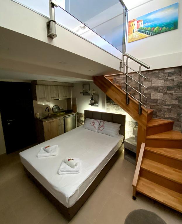 Postel nebo postele na pokoji v ubytování Apartment Radosevic