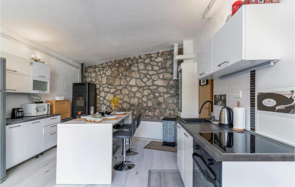 Kuchyňa alebo kuchynka v ubytovaní 1 Bedroom Cozy Apartment In Bakar