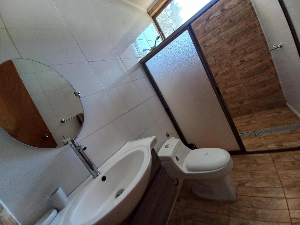 Bagno di Cabañas Golem - Camino Termas de Chillán