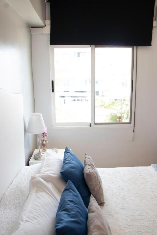 Posteľ alebo postele v izbe v ubytovaní Apartamento playa arenal Calpe Grupo Terra de Mar, alojamientos con encanto