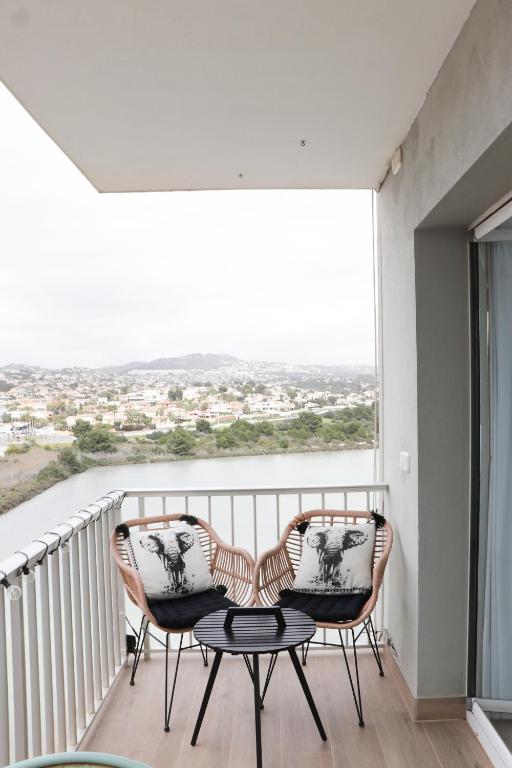 Balkón nebo terasa v ubytování LOFT PLAYA SALINAS CALPE, Grupo Terra de Mar, alojamientos con encanto