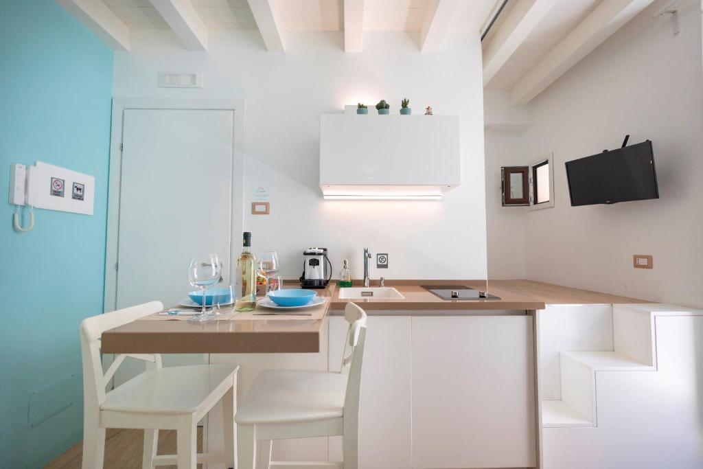 Køkken eller tekøkken på En..Suite