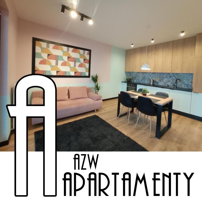 Kuchyňa alebo kuchynka v ubytovaní Apartament Agat - AZW Gdańsk
