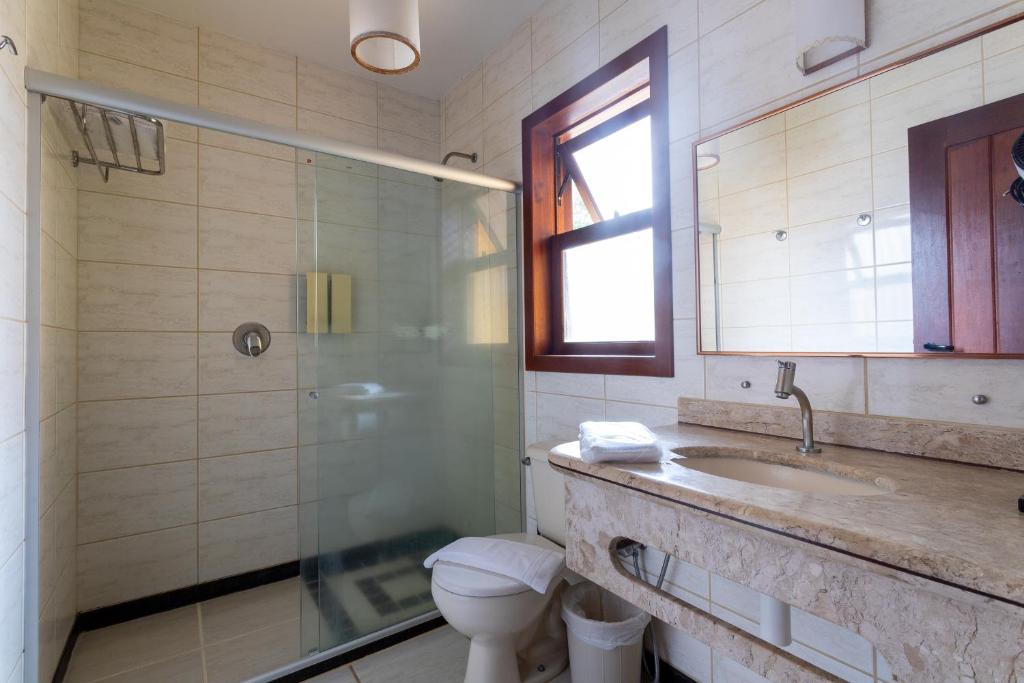 Koupelna v ubytování Canto d Alvorada Hotel Pousada