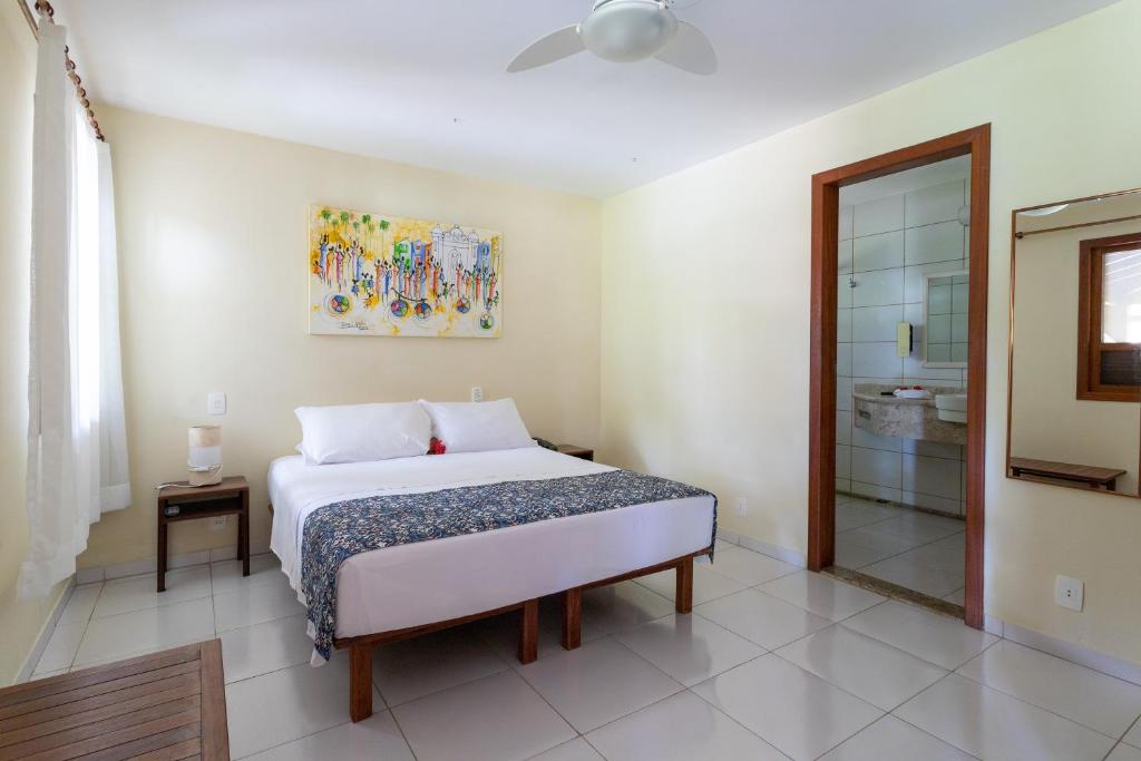 Postel nebo postele na pokoji v ubytování Canto d Alvorada Hotel Pousada