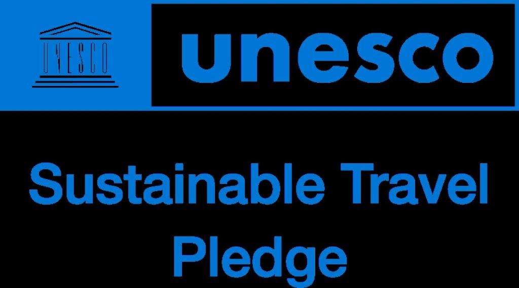 two signs with the words unesco and australia travel webpage at Stayeva 11 in Dubrovnik