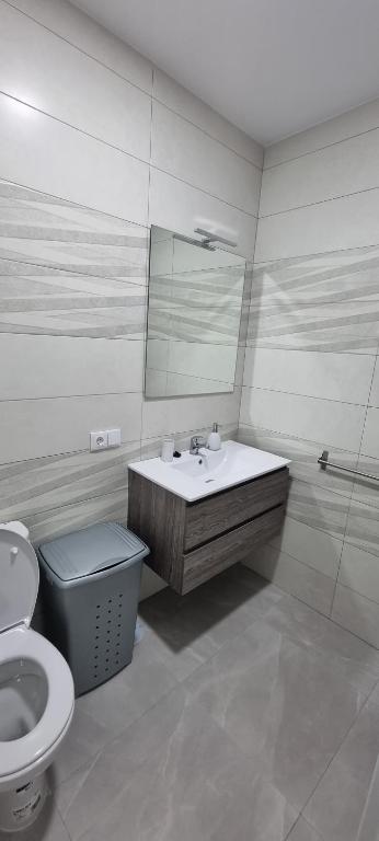 Koupelna v ubytování Apartamentos La Playa