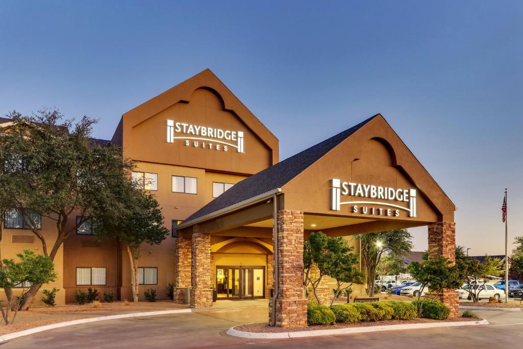 a rendering of the entrance to the staybridge hotel at Staybridge Suites San Angelo, an IHG Hotel in San Angelo