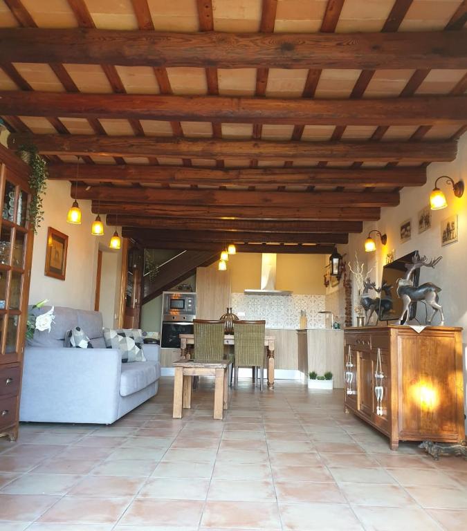 Posezení v ubytování Villa del Remei