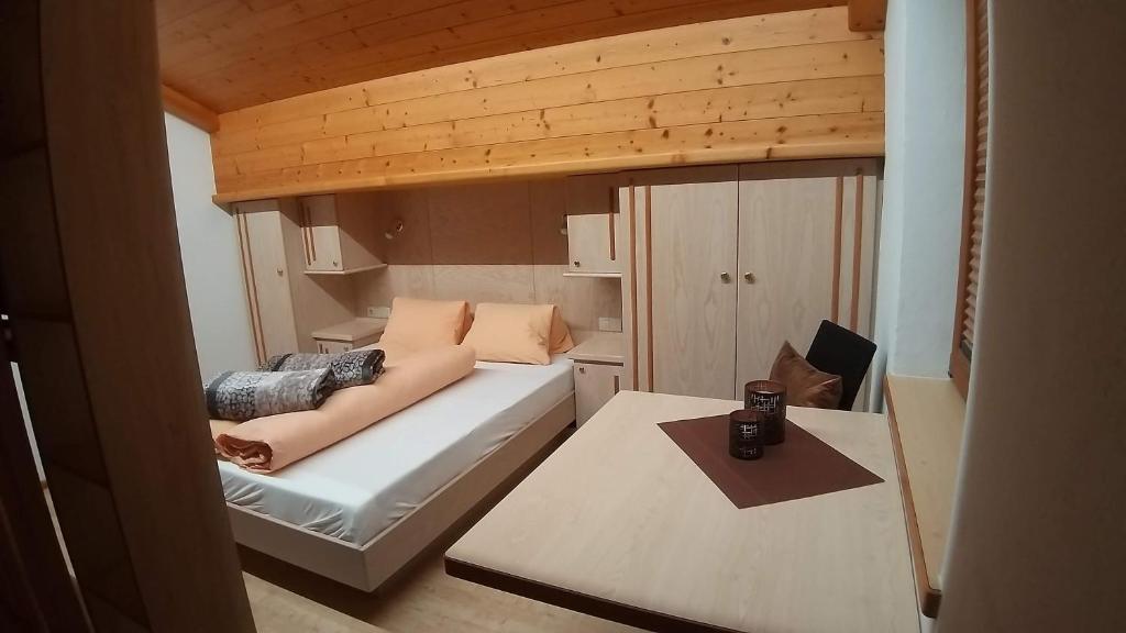 Posteľ alebo postele v izbe v ubytovaní virgen-urlaub