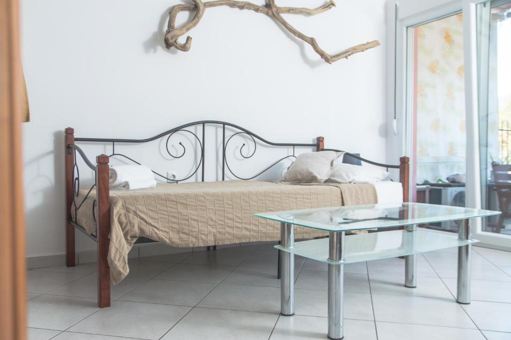 Postel nebo postele na pokoji v ubytování Villa Margarita