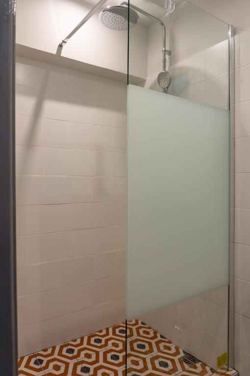 Kúpeľňa v ubytovaní Dioskouros Hostel