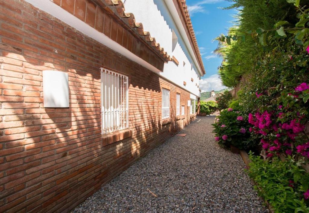 Vonkajšia záhrada v ubytovaní Villa Berganti