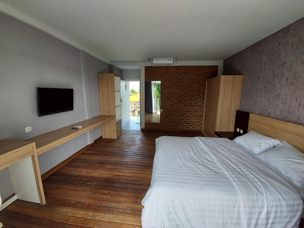 Letto o letti in una camera di Lushy Hostel Canggu