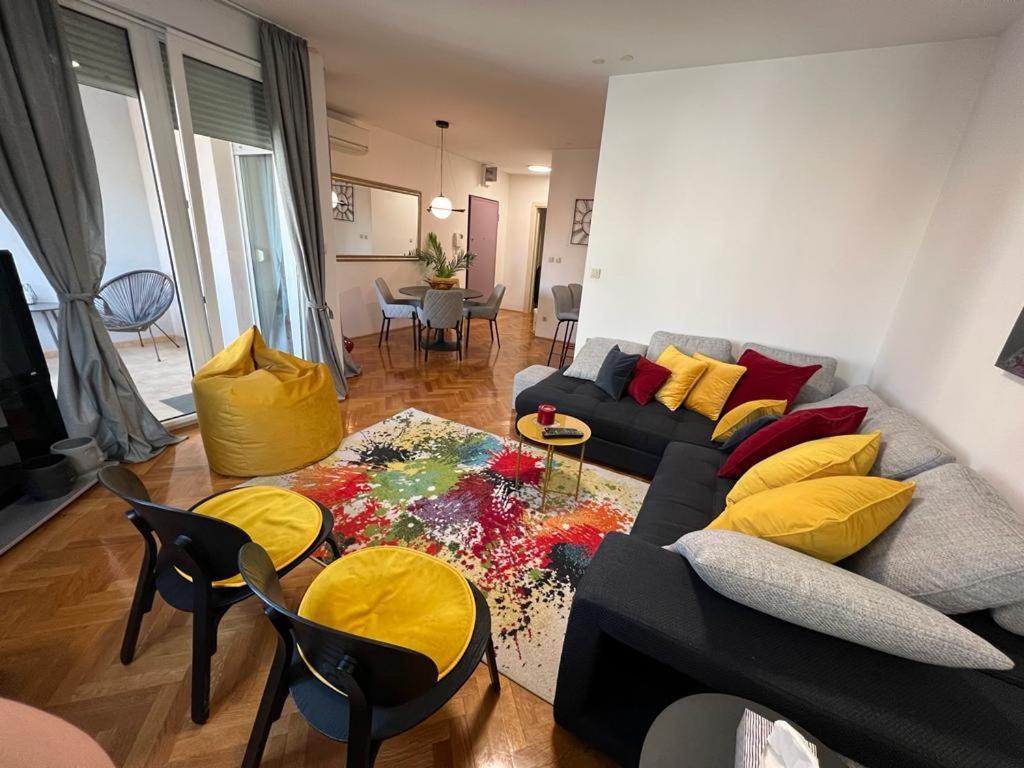 Posezení v ubytování Luxury Suite Ora