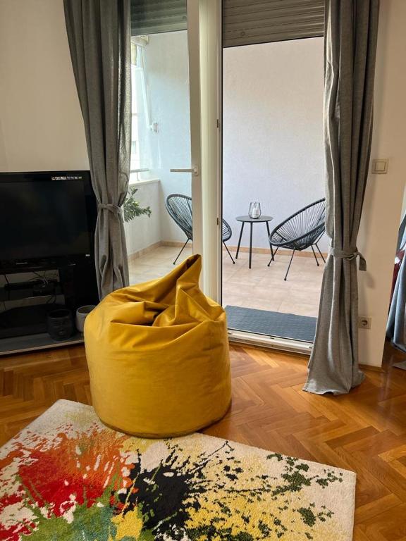 Posezení v ubytování Luxury Suite Ora