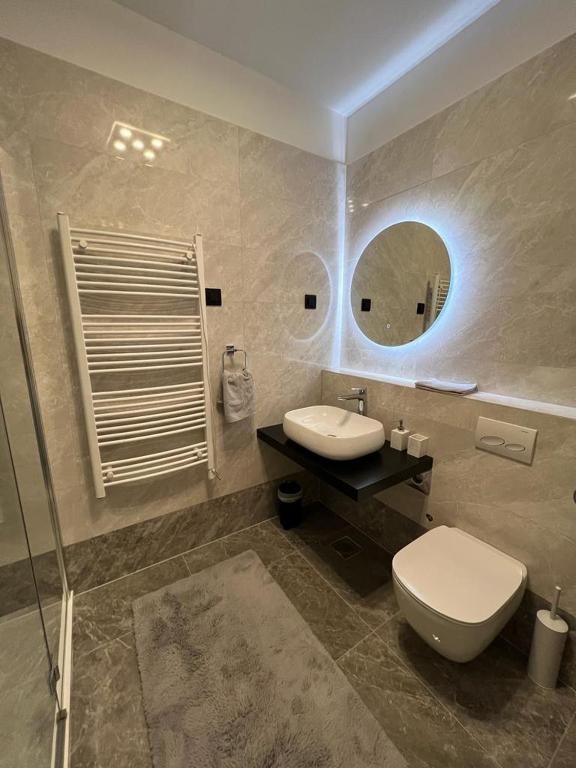 Koupelna v ubytování Luxury Suite Ora