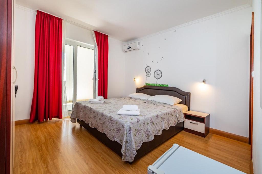 Postel nebo postele na pokoji v ubytování Villa Sunce