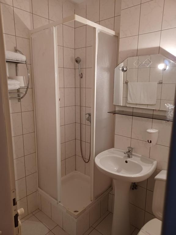 Koupelna v ubytování Hotel Ivan Dujmović Dvori