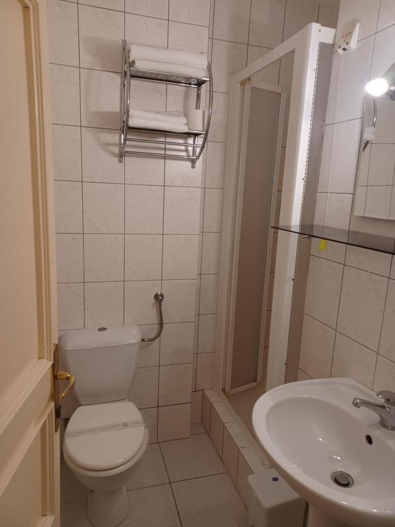Koupelna v ubytování Hotel Ivan Dujmović Dvori