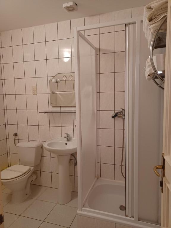 Koupelna v ubytování Hotel Ivan Dujmović Dvori