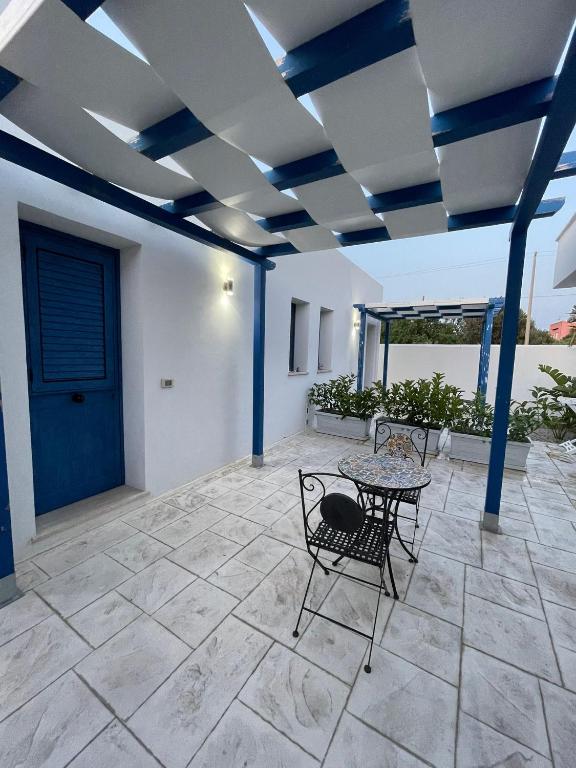 Balkón nebo terasa v ubytování B&B Santorini
