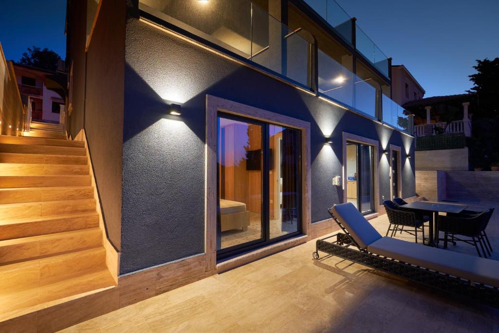 Balkón alebo terasa v ubytovaní Luxury apartments