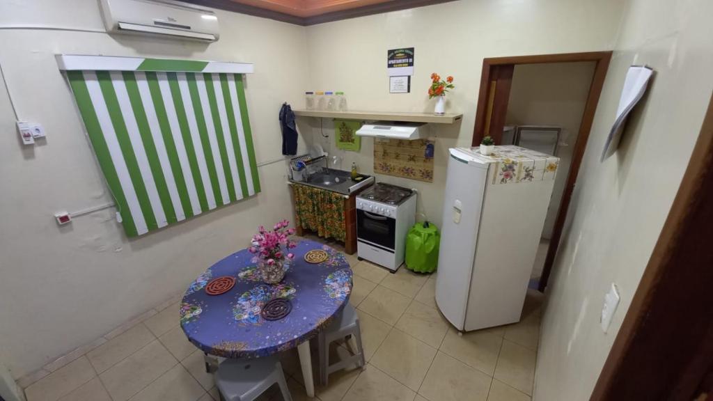 Kuchyň nebo kuchyňský kout v ubytování APART HOTEL MANAUS - Un 614
