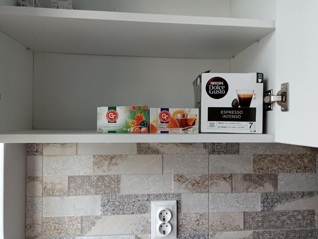 A kitchen or kitchenette at Apartment SEA HOLIDAYS